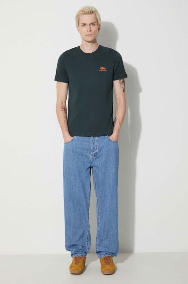 Tričko Alpha Industries Small Logo Basic T-Shirt Zelené | 188505.353, 1