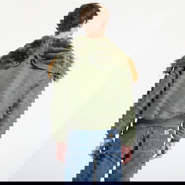 Bomber bunda Alpha Industries N-2B Heritage Faux Fur Trim Hooded Bomber Jacket Zelené | 100105-01, 3