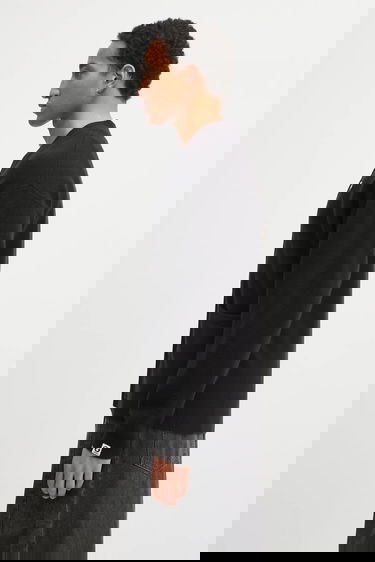 Sveter AAPE by A Bathing Ape AAPE Now V-Neck Button-Front Cardigan Čierna | AAPKNMC356XXP, 1