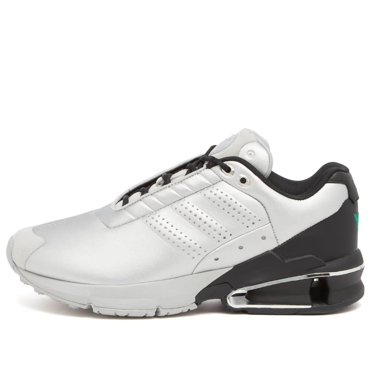 Tenisky a topánky Y-3 END. x A3 Control Sneaker in Black/Metallic Silver/Court Green Metalická | JP8806, 1