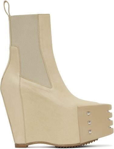 Oblečenie Rick Owens Rick Owens Hollywood Grilled Wedge Beatle Chelsea Boots Béžová | RP01E7848 LBHGR, 0