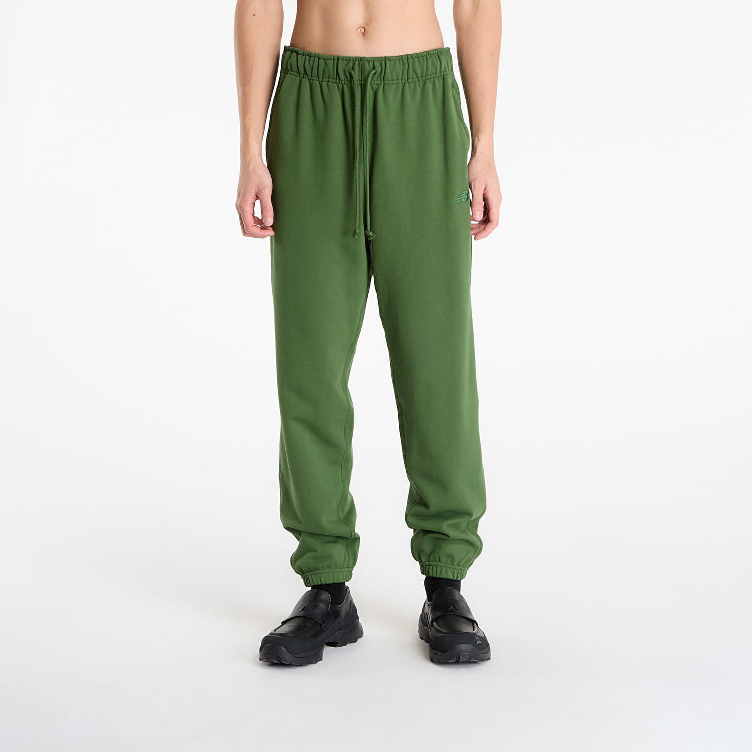 Tepláky New Balance Athletics French Terry Jogger Sweatpants Zelené | MP41508DAE, 0