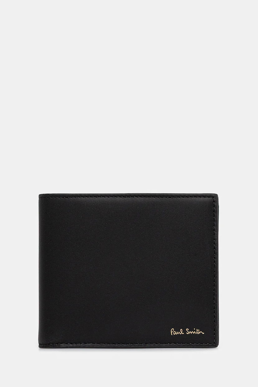 Peňaženka Paul Smith Paul Smith Leather Bi-Fold Wallet Čierna | M1A.4833.CMULTI