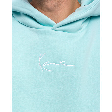 Mikina Karl Kani Karl Kani Small Signature Essential OS Hoodie S Tyrkysová | KK-60210102, 1