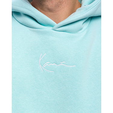 Mikina Karl Kani Karl Kani Small Signature Essential OS Hoodie S Tyrkysová | KK-60210102, 1
