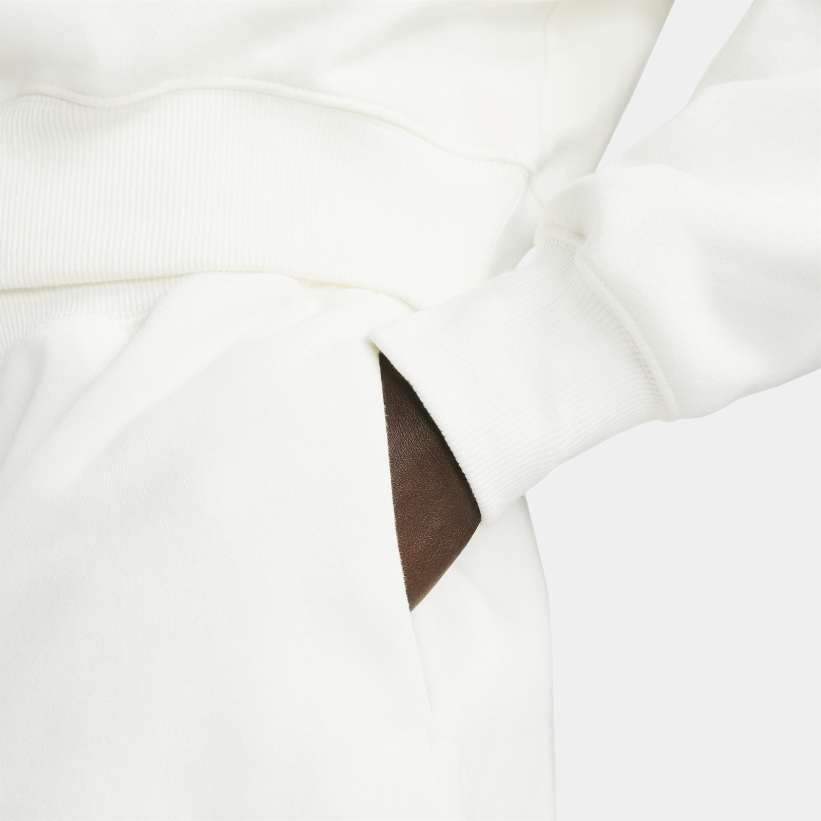 Phoenix Fleece 1/2-Zip Oversized Crop Sweatshirt