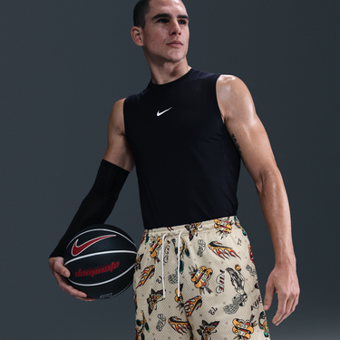 Šortky Nike Dri-FIT Practice Mesh 5" Basketball Shorts Béžová | HV1884-229, 4