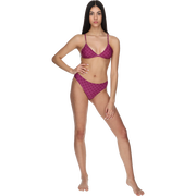 Triangle Bikini Set with Geometric Pattern