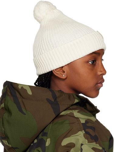 Kulicha Golden Goose Golden Goose Kids Contrasting Star Pom Beanie Biela | GKP01294.P000936.20103, 2