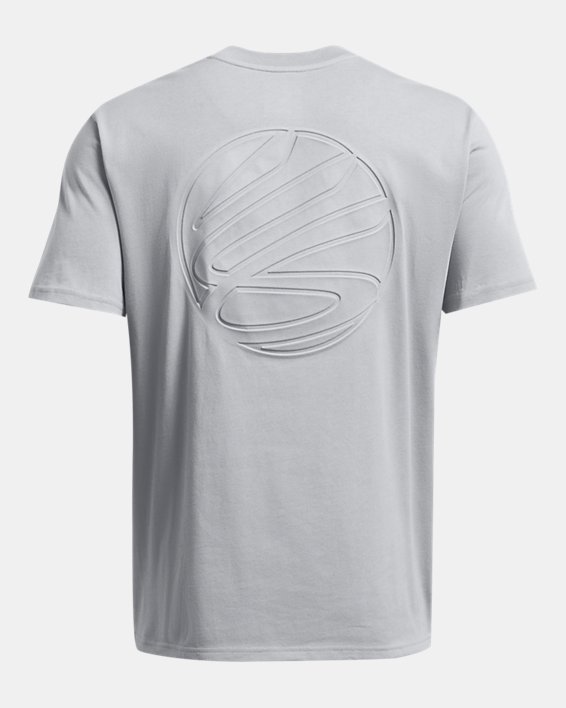 Tričko Under Armour Curry Emboss Heavyweight T-Shirt für Herren Mod Grau Šedá | 1383378-011, 1