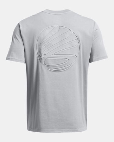 Tričko Under Armour Curry Emboss Heavyweight T-Shirt für Herren Mod Grau Šedá | 1383378-011, 1