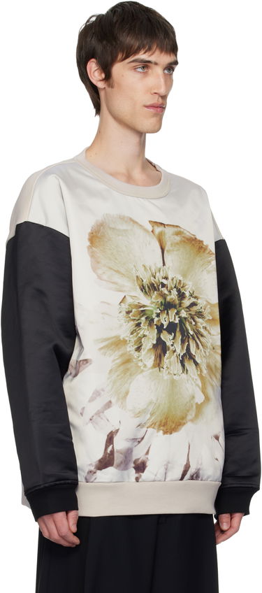 Mikina Dries Van Noten Dries Van Noten Paneled Floral Print Sweatshirt Rôznofarebný | 252-021163-2611, 1