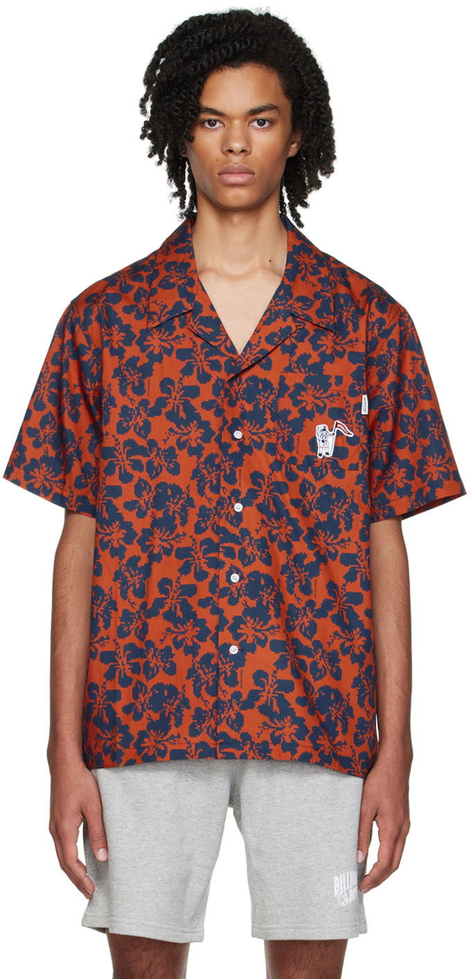 Košeľa BILLIONAIRE BOYS CLUB Hibiscus Červená | B22216, 0