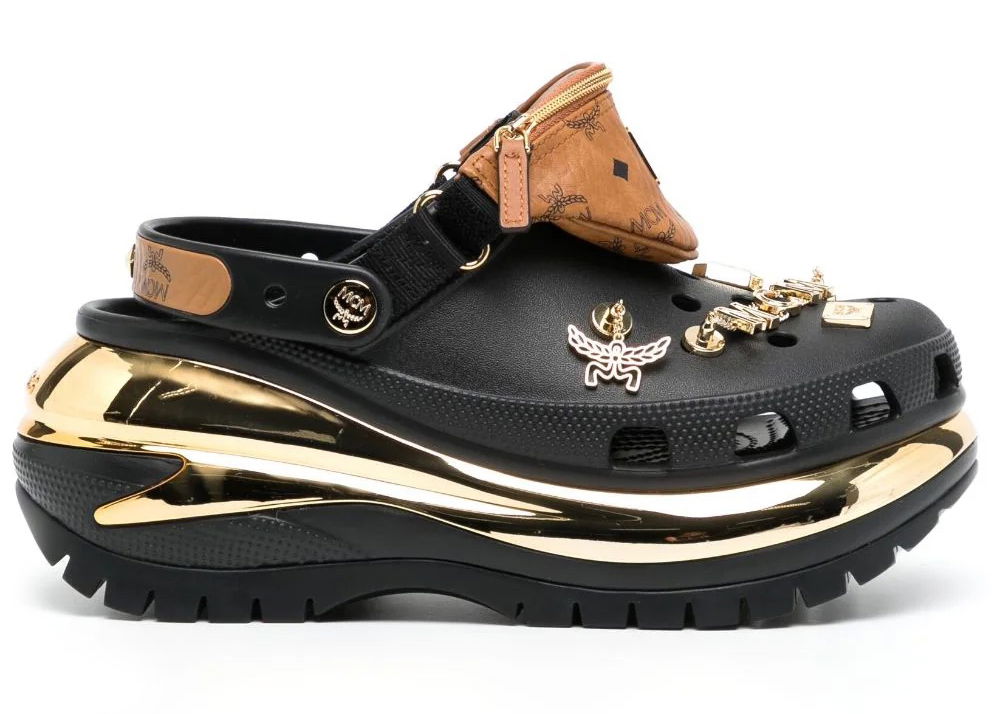 Tenisky a topánky Crocs MCM x Mega Crush Clog "Belt Bag Bracelet Black" Čierna | 209357-001, 0