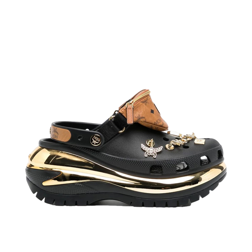 Tenisky a topánky Crocs MCM x Mega Crush Clog "Belt Bag Bracelet Black" Čierna | 209357-001