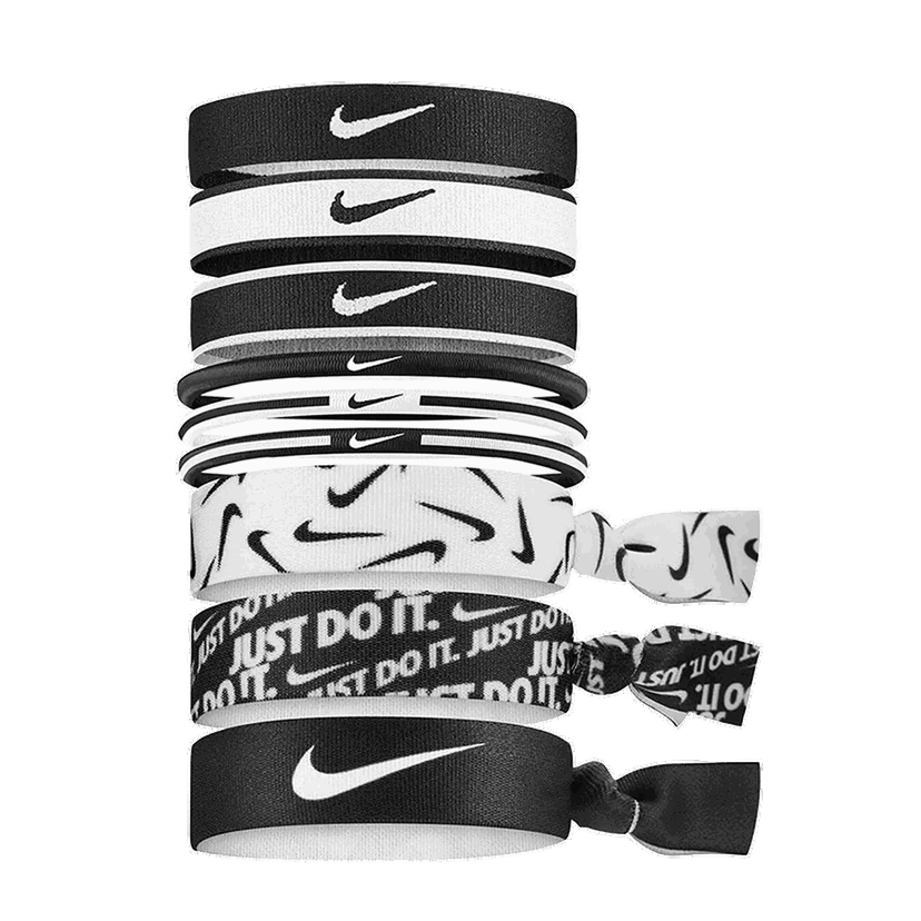 Doplnky Nike Mixed Width Hairbands (9-Pack) Biela | N.000.3537.036.OS