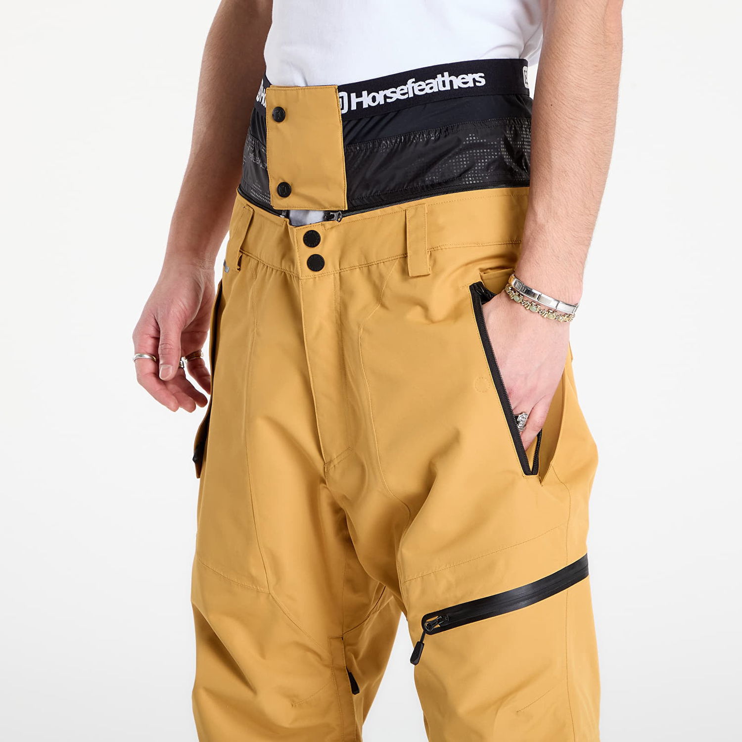 Nohavice Horsefeathers Snowboard Pants Nelson Žltá | OM297Q, 1