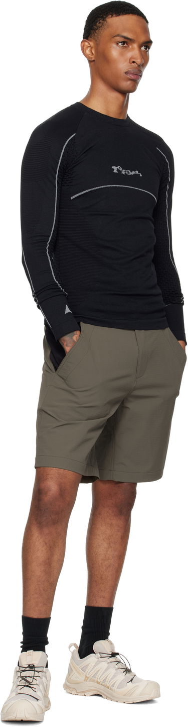 Tričko ROA Seamless Long Sleeve T-Shirt Čierna | RBMW0406YA49, 3