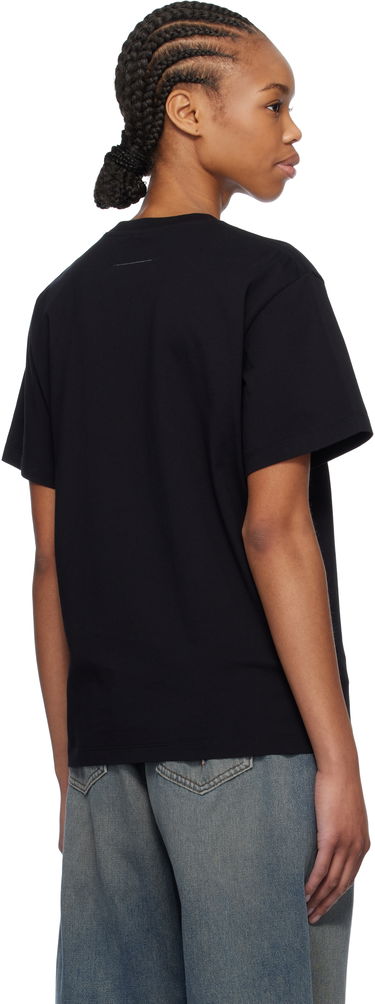 Tričko Maison Margiela MM6 Maison Margiela Newspaper Print T-Shirt Čierna | S52GC0337 S24312, 2