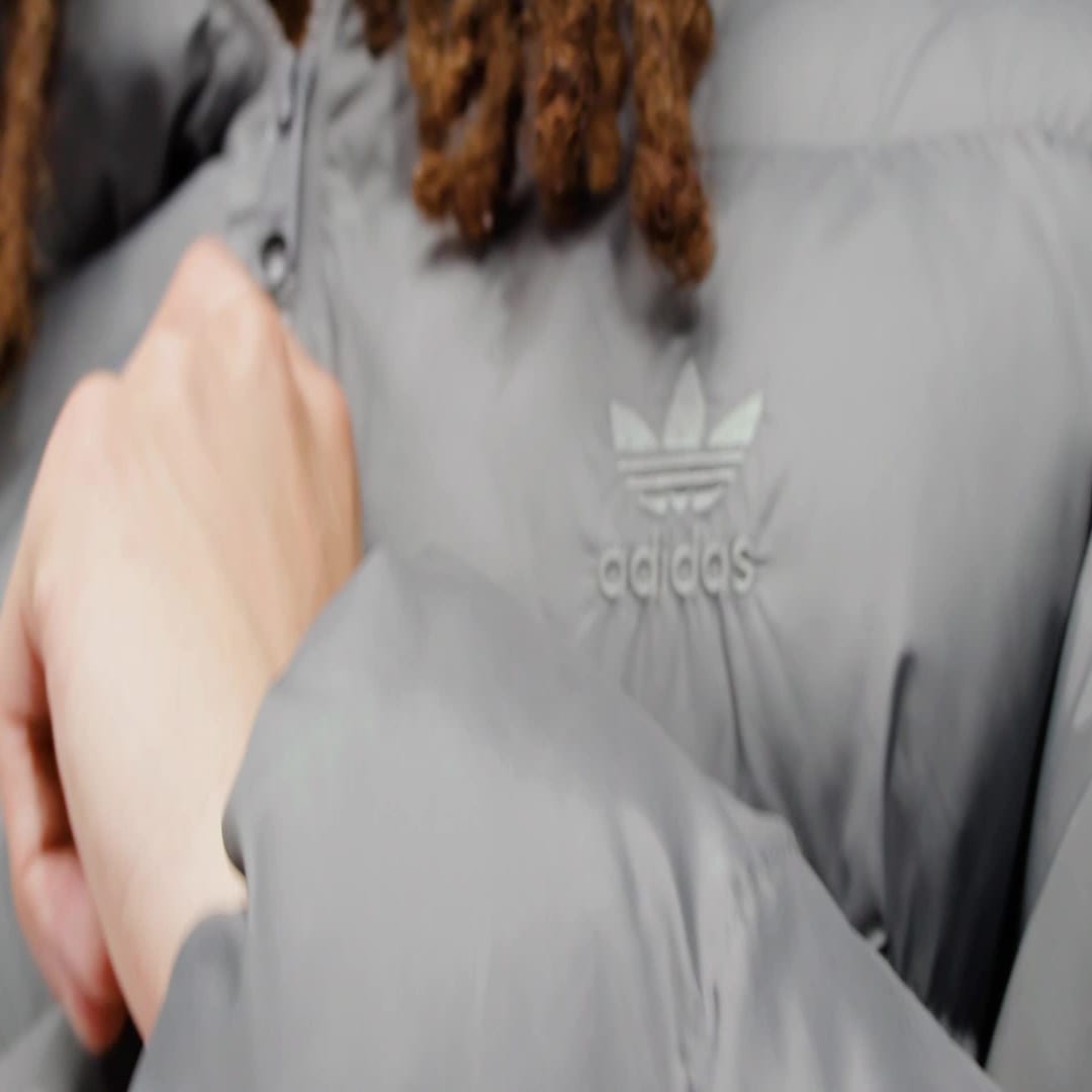 Prešívaná bunda adidas Performance Tonal Hooded Puffer Jacket Šedá | IY3398, 1