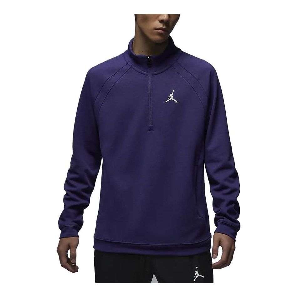 Mikina Jordan Jordan Logo Quarter-Zip Sweatshirt Fialová | FB7564-502, 0