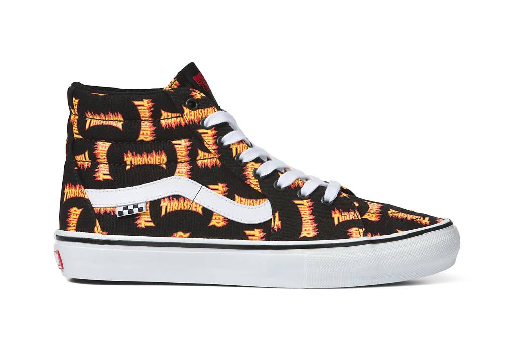 Tenisky a topánky Vans Thrasher x Sk8-Hi Čierna | VN0A5FCCBML, 0