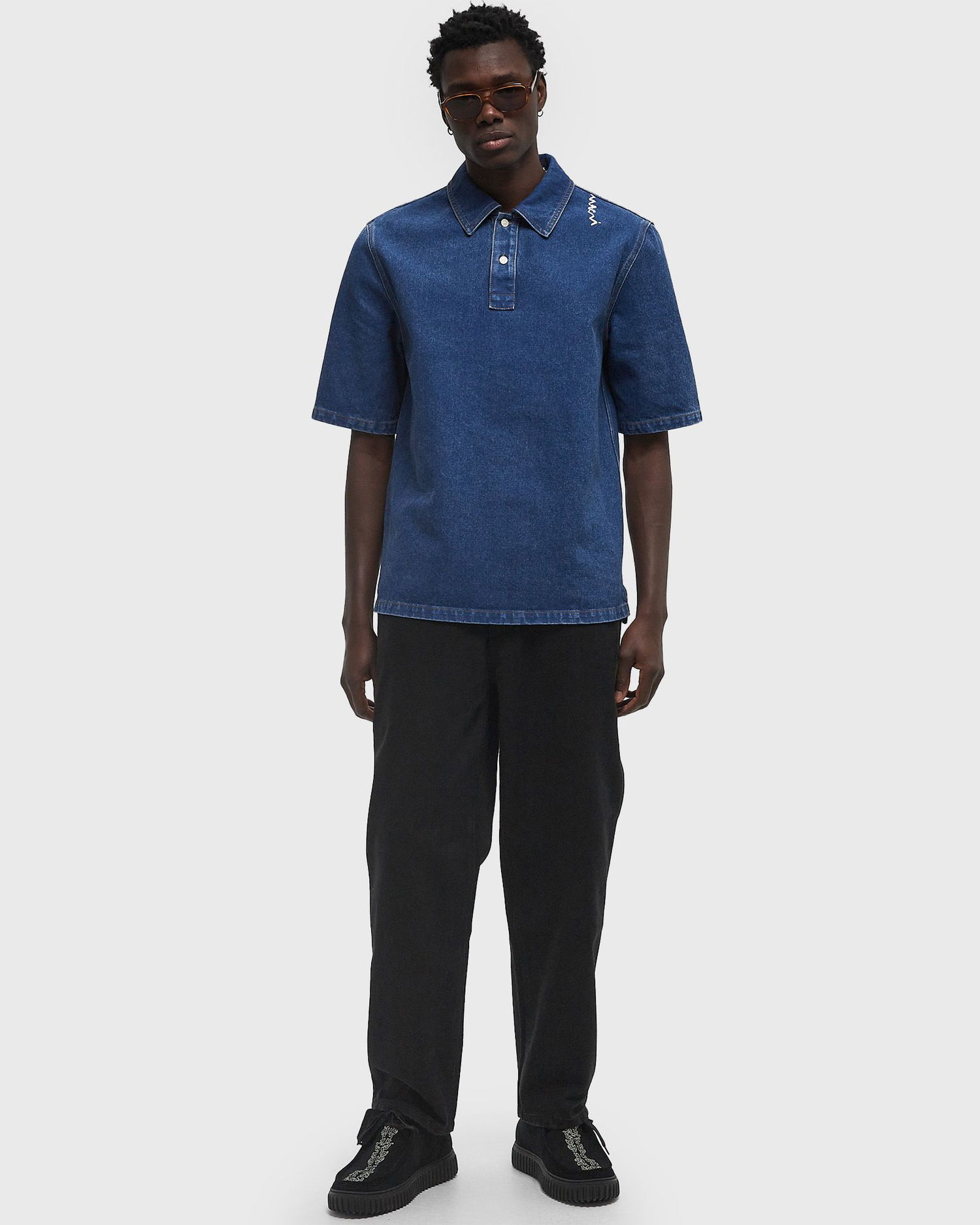 Polo tričko Marni Marni Denim Polo XL Modrá | POJU0001S0-BDB60, 1