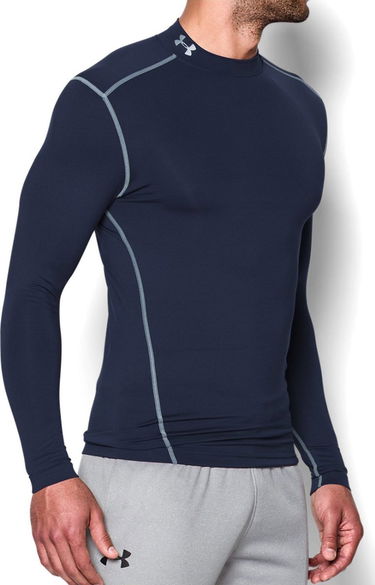 Tričko Under Armour Under Armour UA CG Armour Mock Long Sleeve Navy | 1265648-410, 1