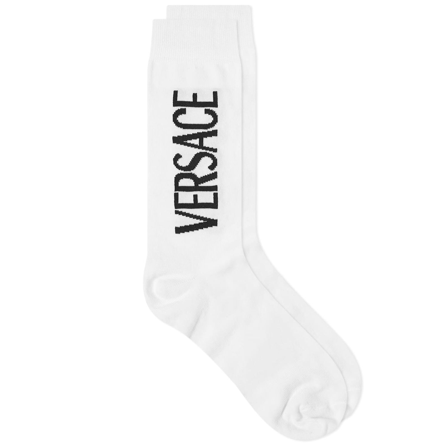 Spodná bielizeň a ponožky Versace Men's Logo Sock White/Black Biela | 1008835-1A07875-2W020, 0