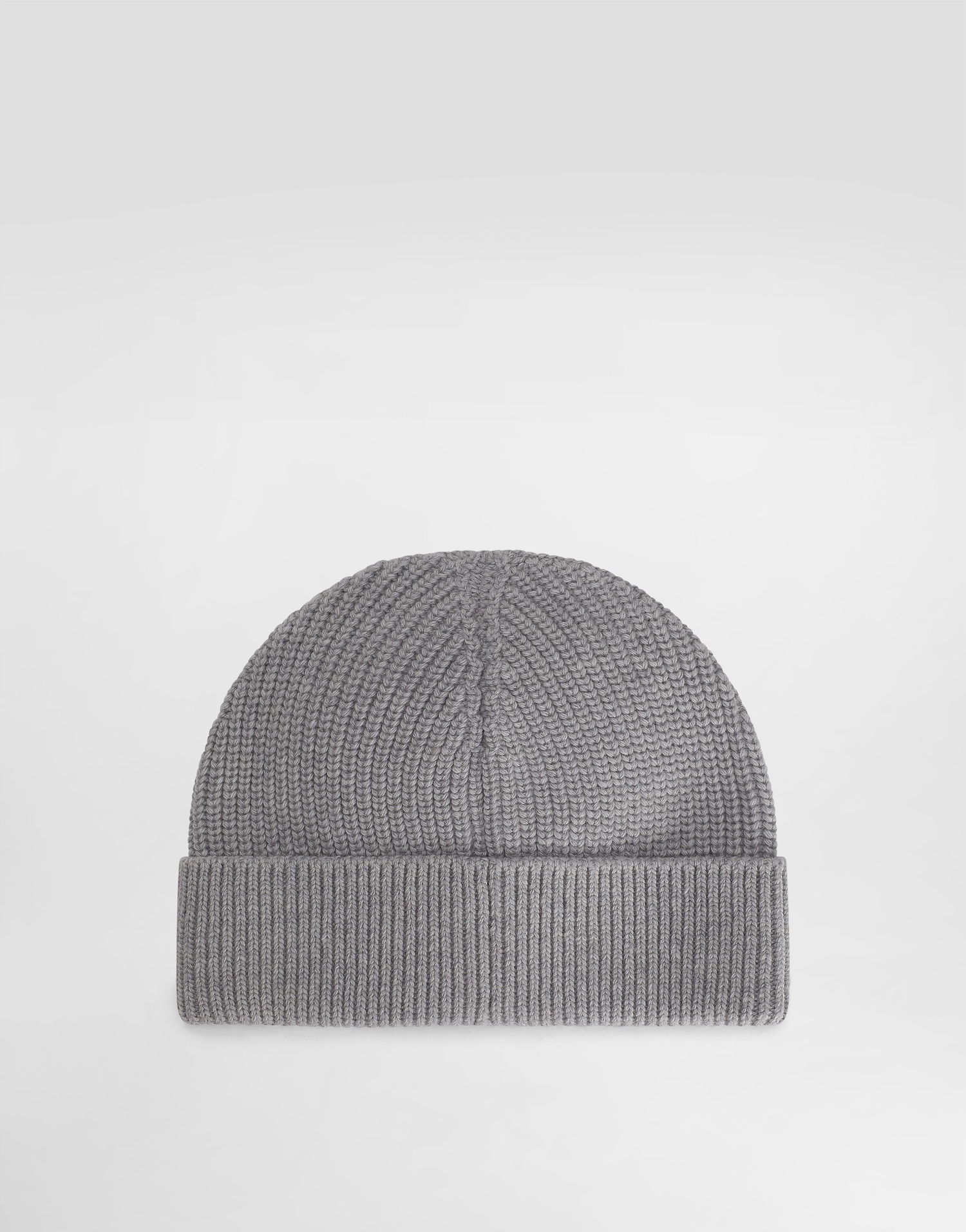 Kulicha Dolce & Gabbana Dolce & Gabbana Knit Beanie with Metal Logo Tag Šedá | GX05KTJDVA1N0495, 1