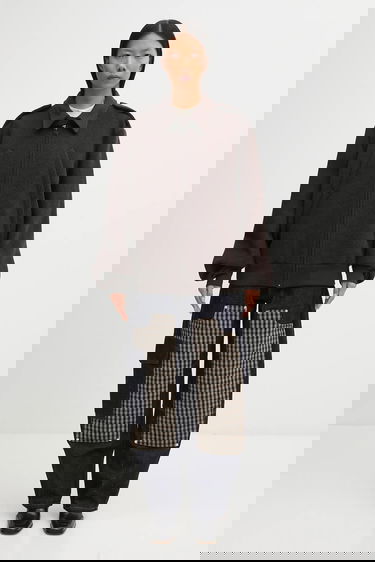 Bomber bunda Maison Margiela MM6 Maison Margiela Wool Jacket Transitional Oversize Hnedá | S62AN0169.M35635.002F, 6