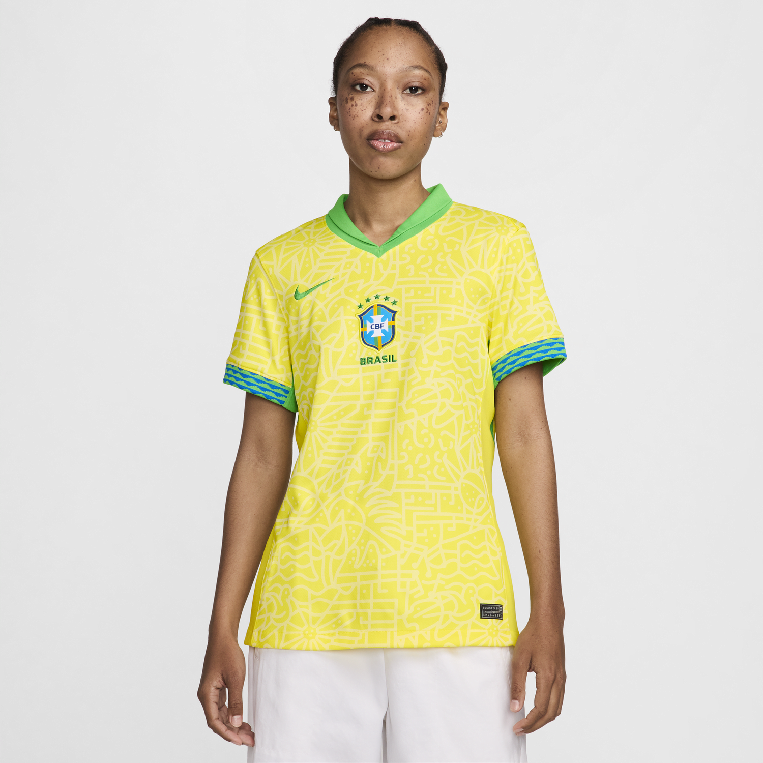 Dres Nike Dri-FIT Replica Brazil 2024/25 Stadium Žltá | FJ4334-706, 0