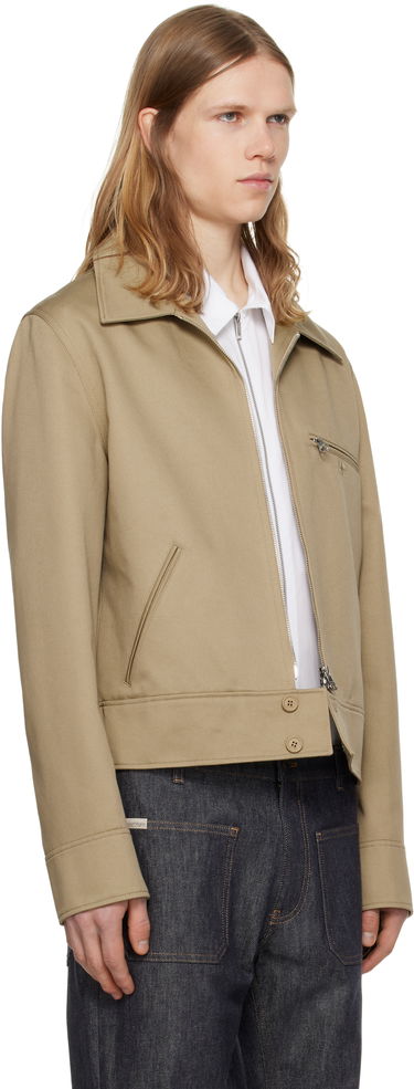 Bunda Courrèges Courrèges Zipped Jacket Béžová | 125CBL251PL0178, 1