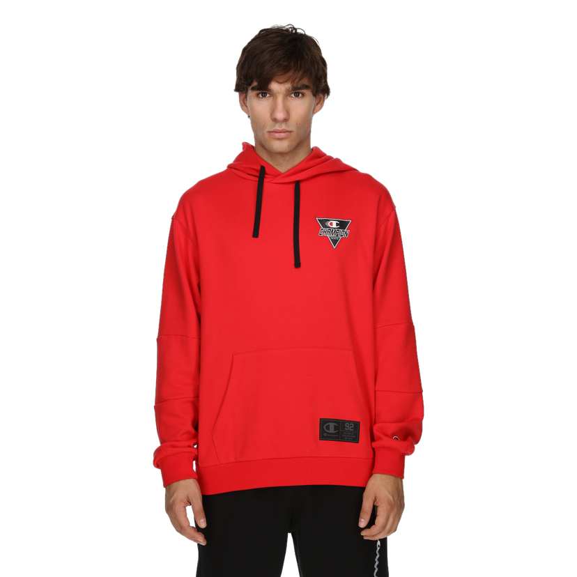 Mikina Champion Athletic Division 92 Hoodie with Graphic Badge Červená | 220363-RS011