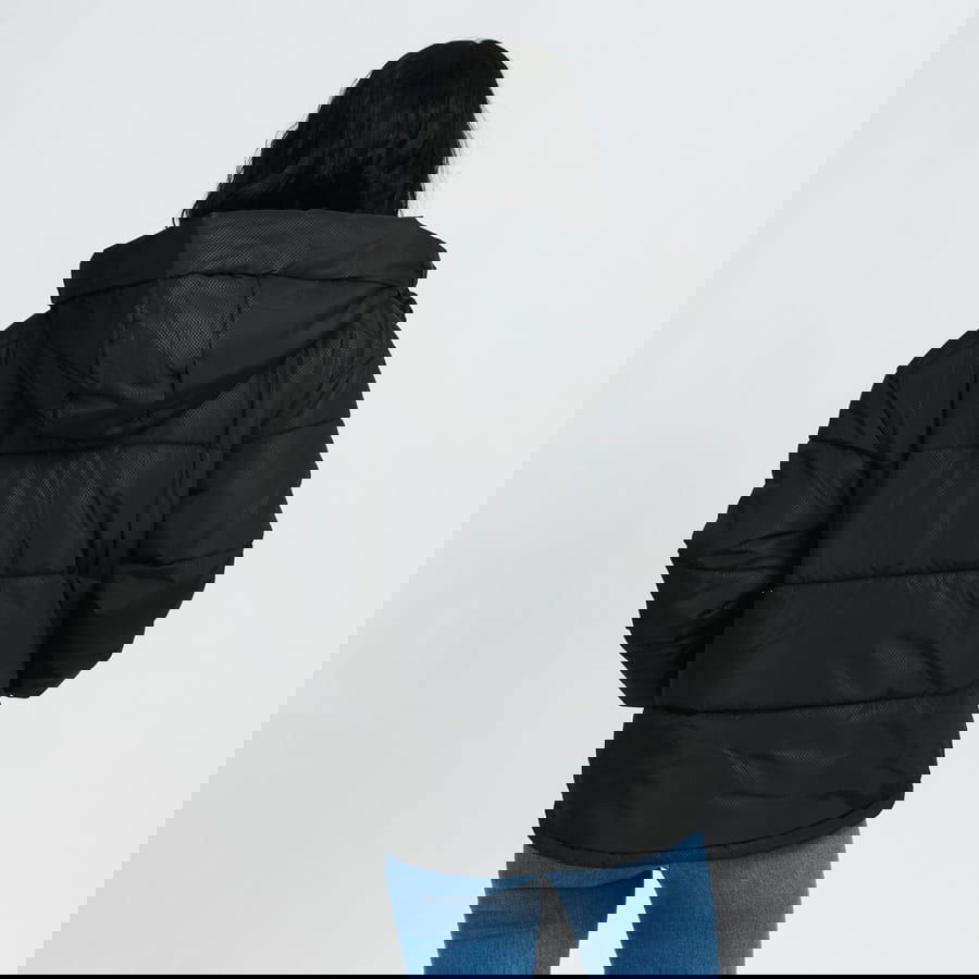 Prešívaná bunda Urban Classics Oversized Hooded Puffer Čierna | TB3067 black, 1