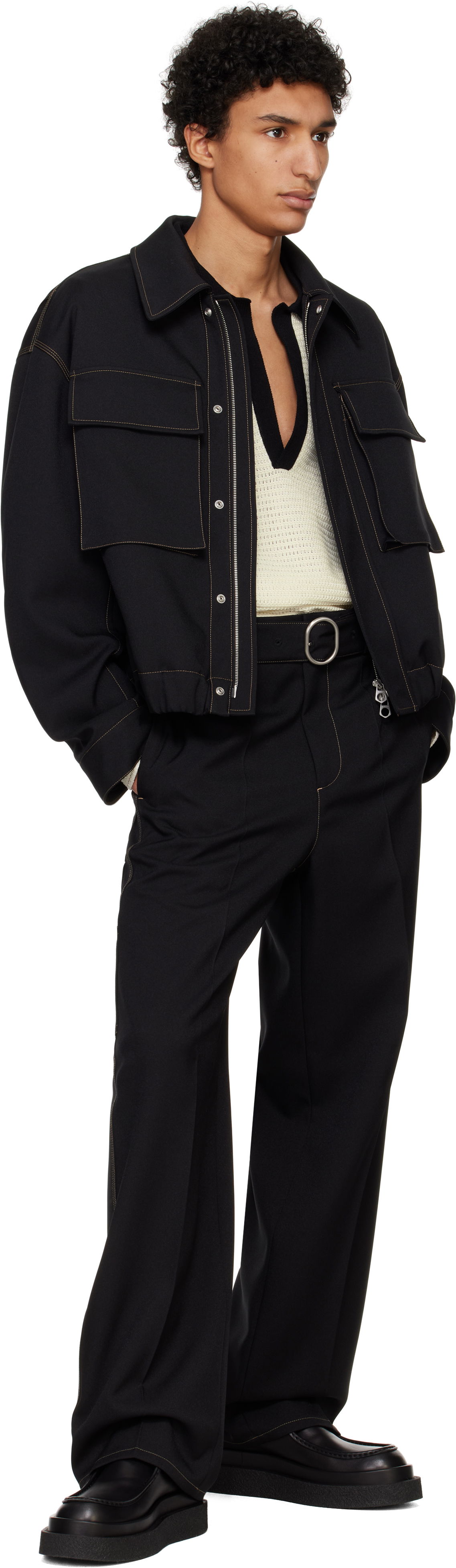 Jil Sander Low Lace-Up Boots