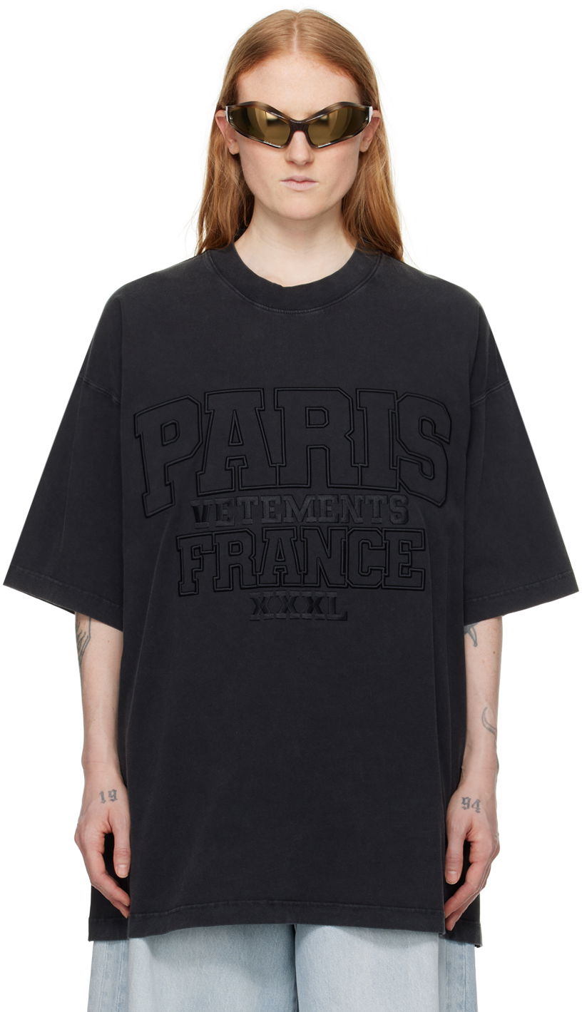 Tričko VETEMENTS XXXL T-Shirt Čierna | UE64TR370B, 0