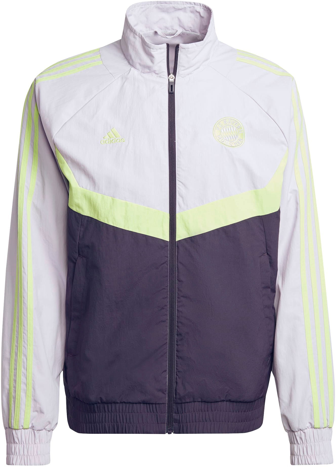 Vetrovka adidas Originals FC BAYERN WOVEN Fialová | iu2081, 1