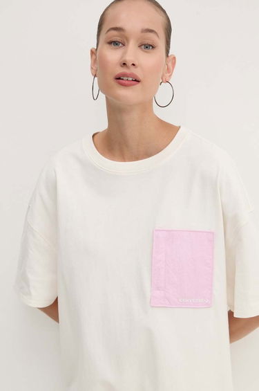 Tričko Converse Wordmark Tee Dress Biela | 10026381-A05, 2