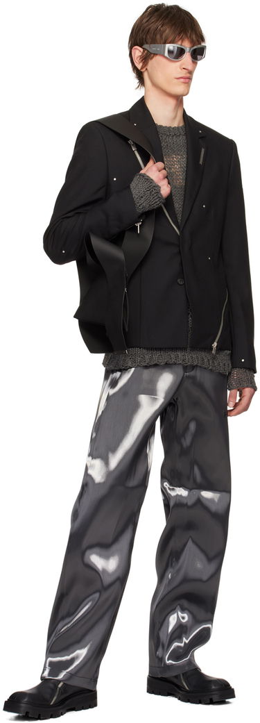 Bomber bunda HELIOT EMIL Men's Lucent Blazer Čierna | HE_M_04_027_BLK01, 3