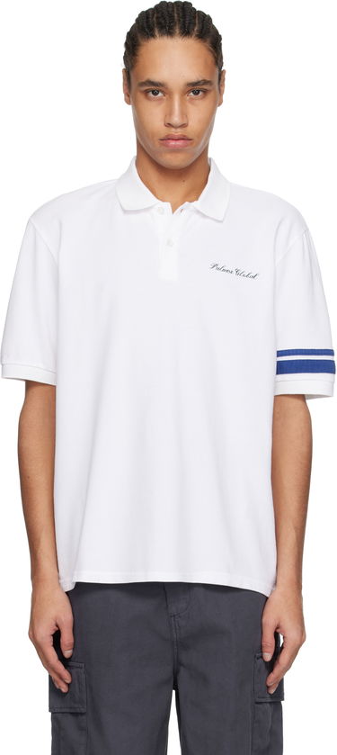 Polo tričko Palmes Palmes 'Global' Pique Polo Biela | P10-0045-001, 0