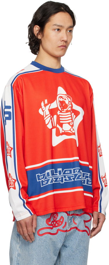 Dres BILLIONAIRE BOYS CLUB Billionaire Boys Club Astro Star Hockey T-Shirt Červená | B25152, 1