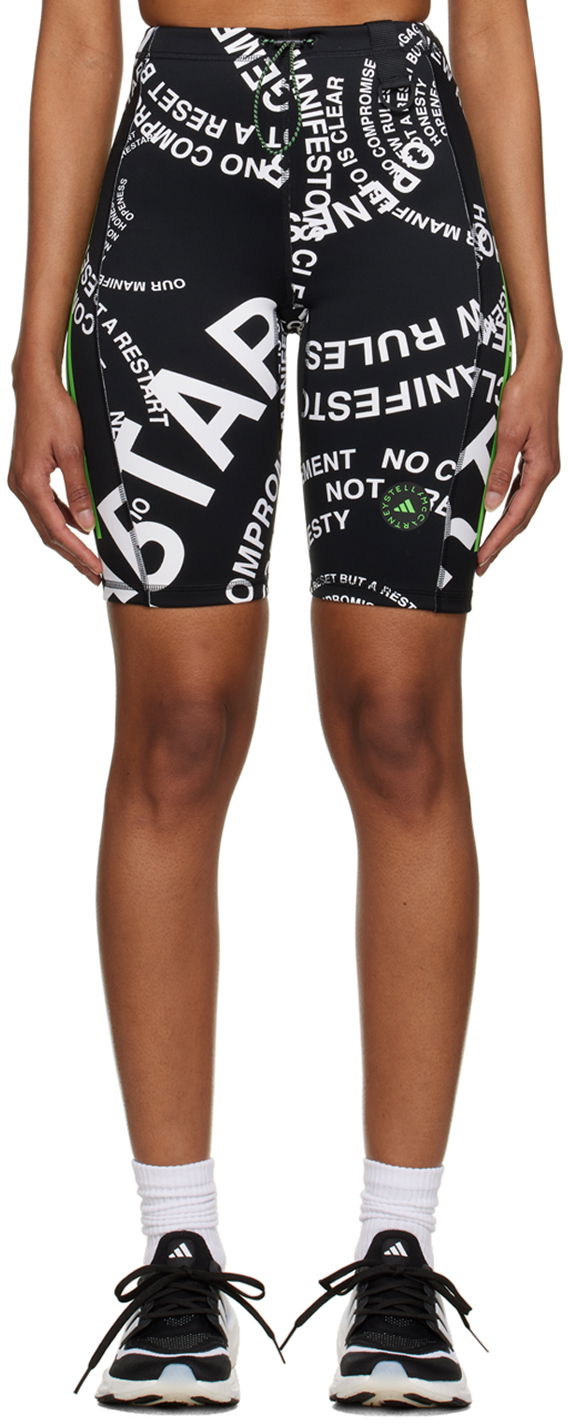 Šortky adidas Performance Stella McCartney x Black TrueCasuals Shorts Čierna | HR4402, 0