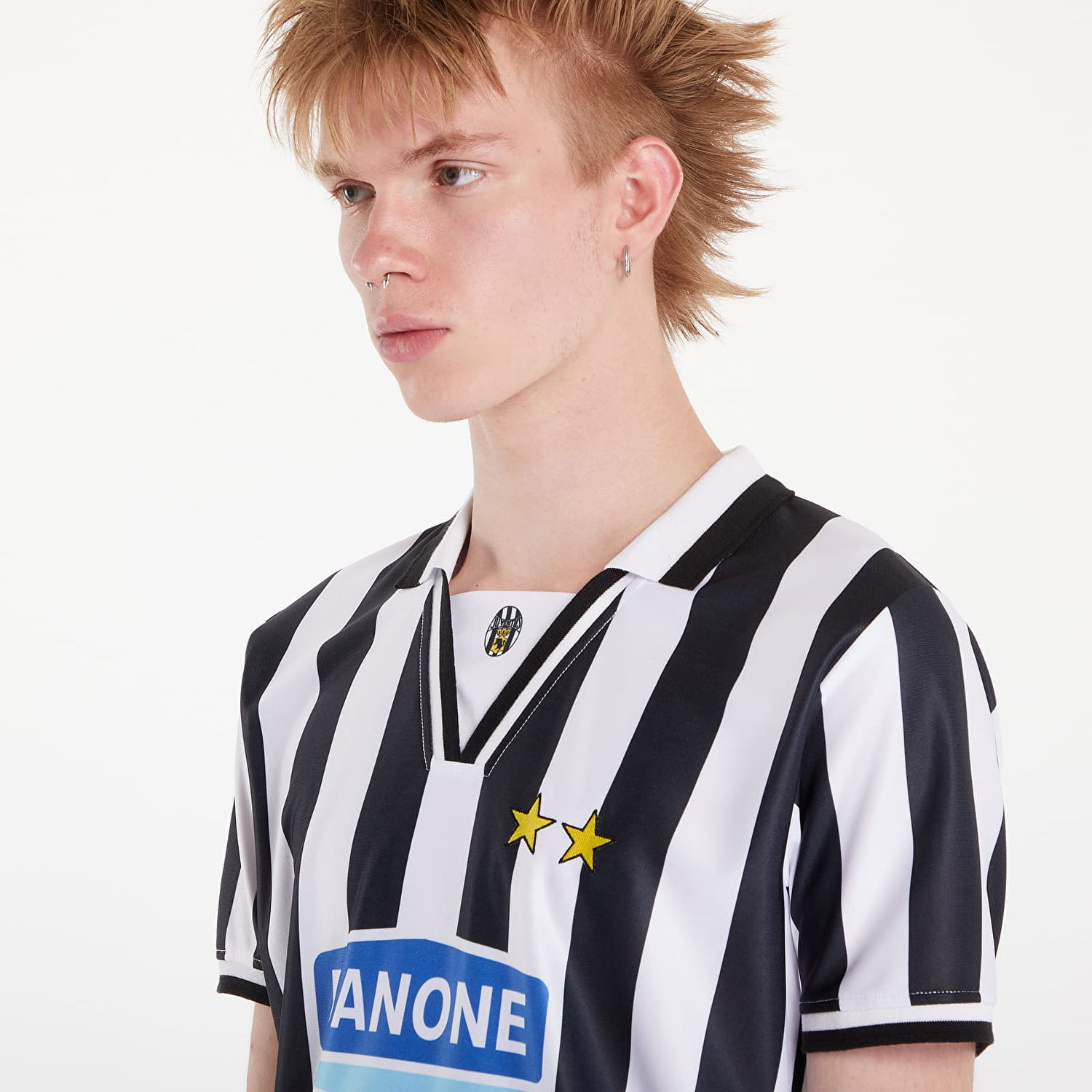 Dres COPA Juventus 1994 - 95 Retro Football Shirt Black/ White Čierna | 170-020, 1