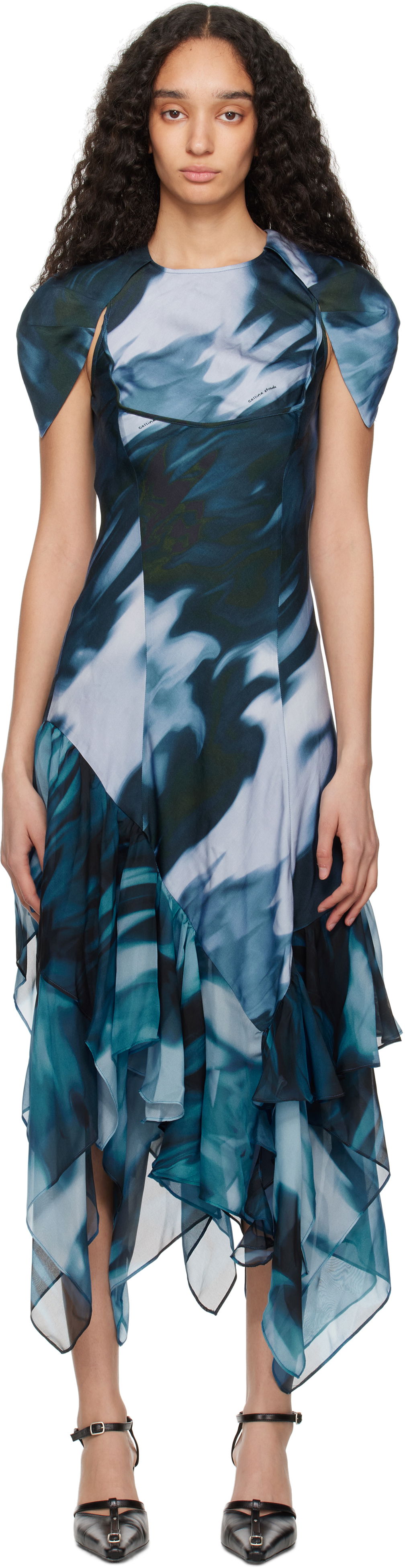 Šaty Collina Strada Collina Strada Hillary Maxi Dress Modrá | XX4005, 0