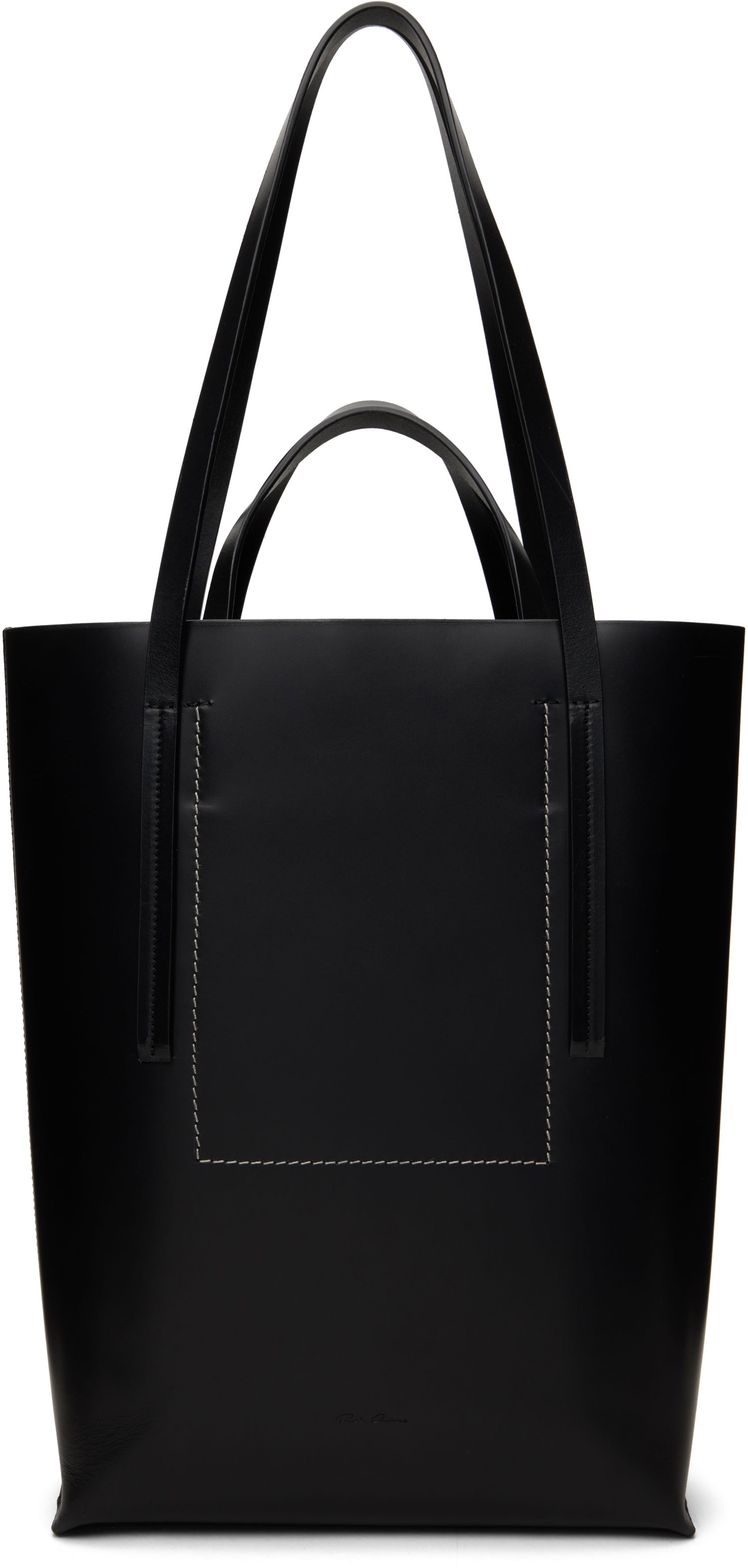 Tote bag Rick Owens Rick Owens Hollywood Medium Shopper Tote Čierna | RA01E0663 LGEL, 0