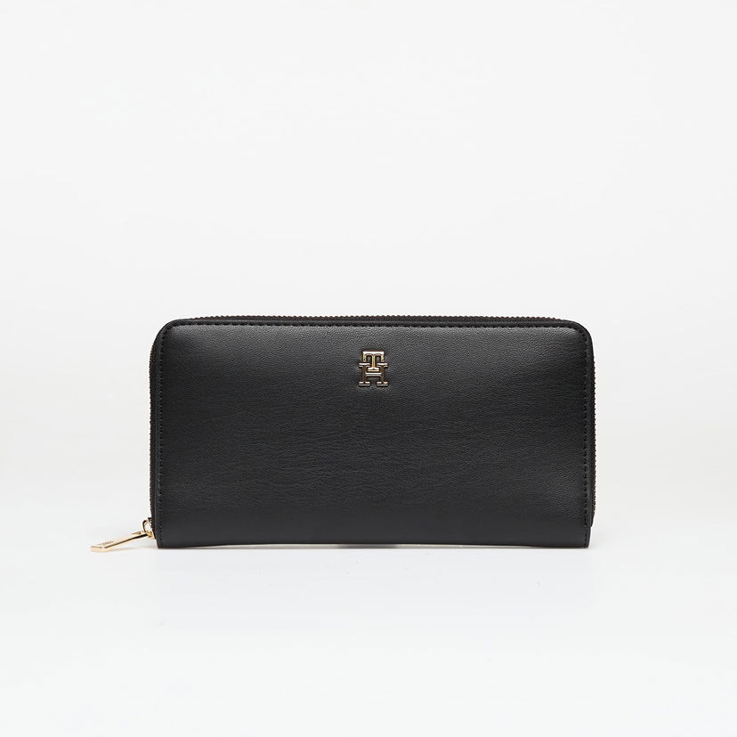 Peňaženka Tommy Hilfiger Wallet TH Monogram Zip-Around Wallet Black Universal Čierna | AW0AW17744 BDS