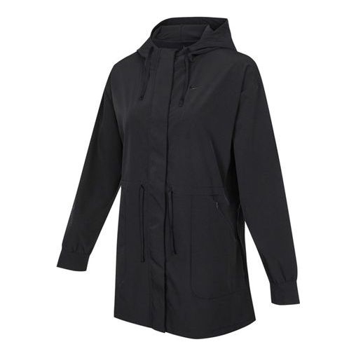 Pláštenka Nike Nike Bliss Luxe Elastic Woven Hooded Jacket Čierna | DH3528-010, 0