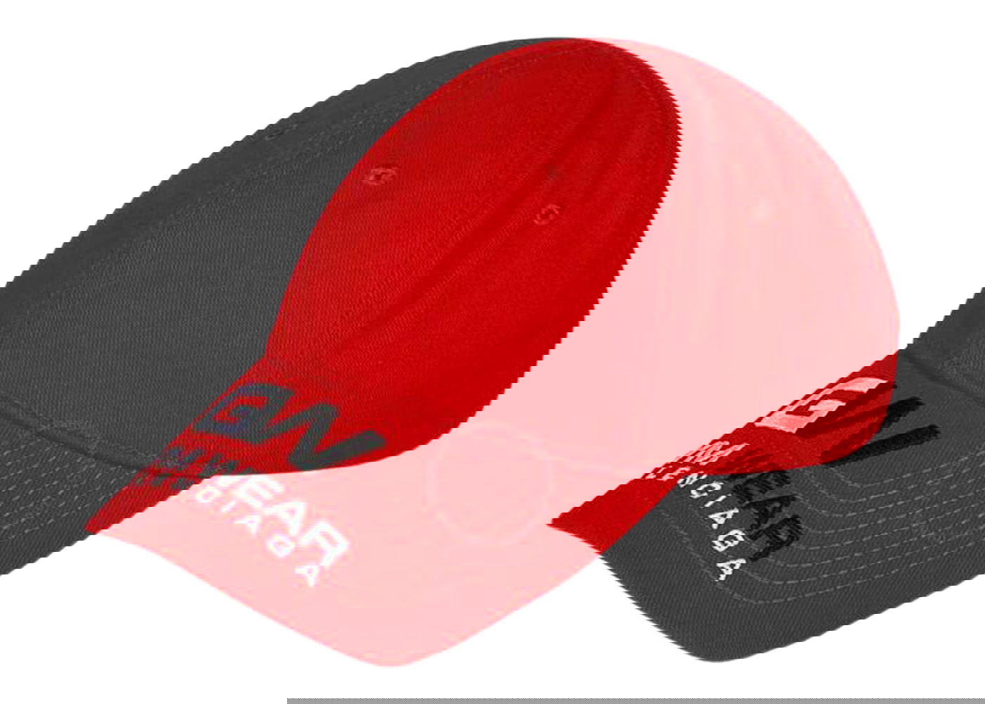 Šiltovka Balenciaga Gym Wear Velcro Strap Cap Red/White/Black Červená | 6273903 410B2 6400, 0