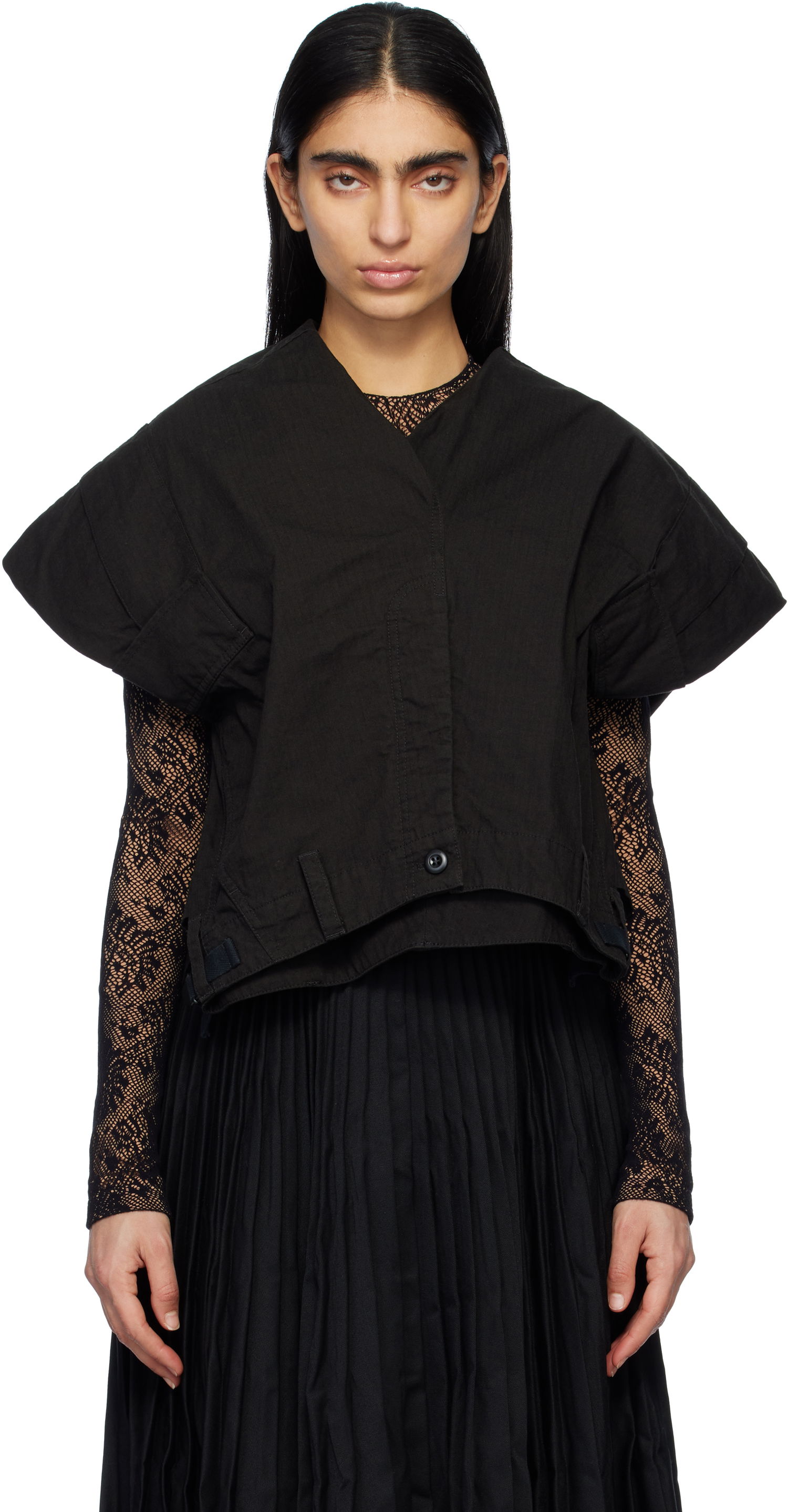 Vesta Balenciaga Cargo Top Čierna | 808856 TRP08, 0